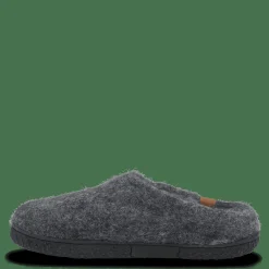 Hjemmesko Med Gummisål>Green Comfort Wool Tibet - Antracit Grey